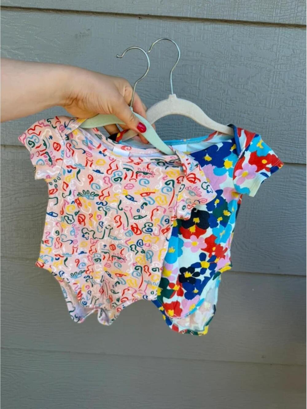 Colorful cotton onesie bundle